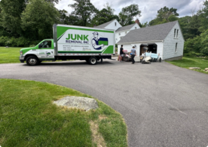 Clean driveway after junk removal service near me
